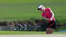 Jodi Ewart Shadoff mengenal golf dari kakeknya yang sekaligus sebagai pelatih pertamanya. (Rob Carr/Getty Images/AFP)