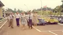 Vespa yang masih seumur jagung terparkir di kawasan PT DanMotors Vespa Indonesia. (Source: enoanderson.com)
