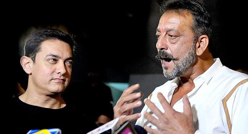Sanjay Dutt dan Aamir Khan (Hindustan Times)