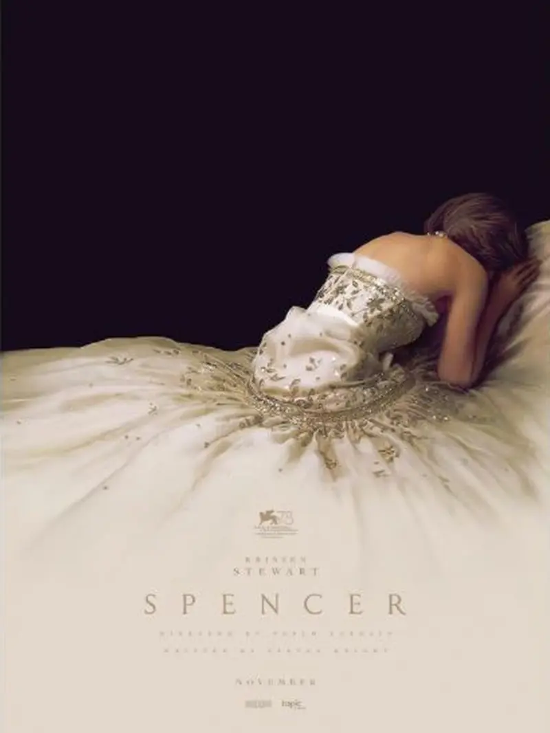 Tebak Busana Kristen Stewart di Poster Terbaru Film Biopik Putri Diana, Gaun Pernikahan atau Bukan?