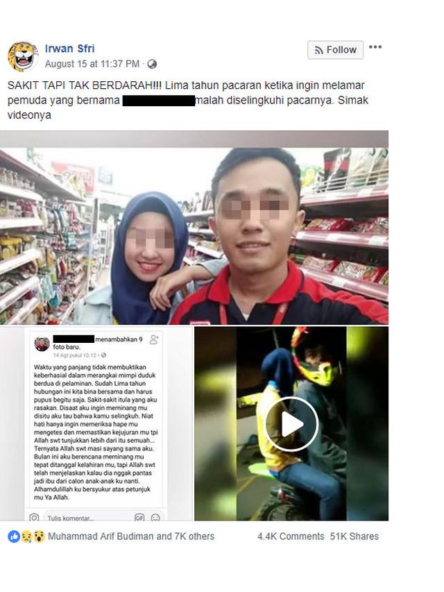 Viral, Kisah Pilu Pria Ditinggal Kekasih Setelah 5 Tahun Berpacaran