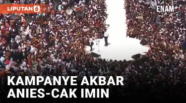 Kampanye Akbar Anies-Cak Imin, Massa Pendukung Padati Stadion JIS