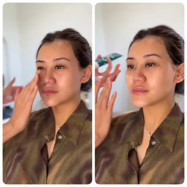 Rahasia Makeup Flawless Fresh Aaliyah Massaid saat Maternity Shoot. [@ochiipramita]