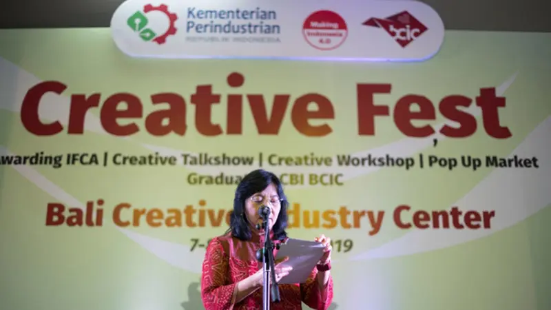 Dorong Industri Kreatif Maju, Kemenperin Gelar Creative Fest BCIC 2020