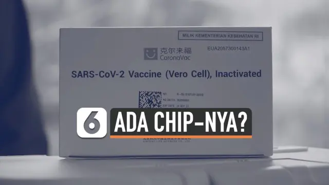 Benarkah ada chip di vaksin Covid-19 Sinovac? Menteri Erick Thohir membuktikannya saat meninjau kegiatan vaksinasi para tenaga kesehatan, asisten dan penunjang tenaga kesehatan (nakes) di bawah naungan rumah sakit BUMN, yang berlangsung di RS Pusat P...