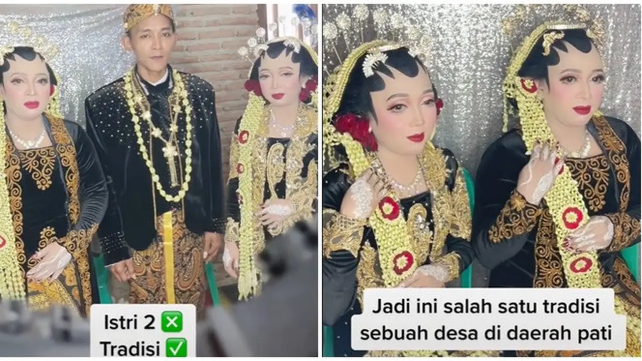 Viral Tradisi Unik di Pati, Mempelai Pria Dikira Menikah dengan Dua Wanita Sekaligus