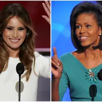 Melania Trump dan Michelle Obama. (nypost.com)