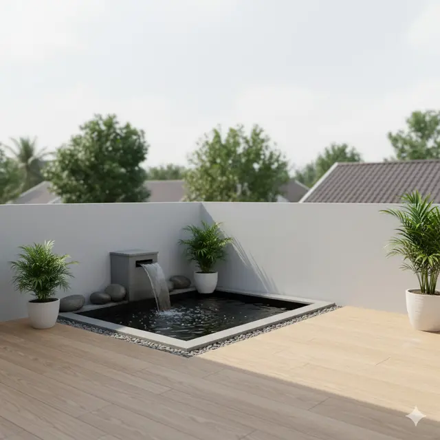 Teras Belakang Rumah Ala Skandinavia