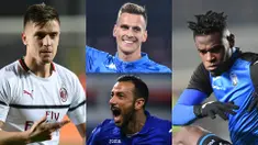 Cristiano Ronaldo tengah mengalami musim pertama yang indah bersama Juventus. Total 19 gol sudah ia buat sejak awal musim. Namun masih ada striker papan atas Serie A yang mampu mengagalkan Ronaldo menjadi raja top scorer di Serie A. (Kolase Foto AFP)