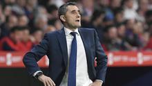 3. Ernesto Valverde - Pelatih Barcelona. (AFP/Lluis Gene)
