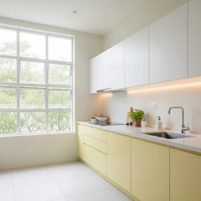 Dapur basah minimalis (Image by Gemini AI)