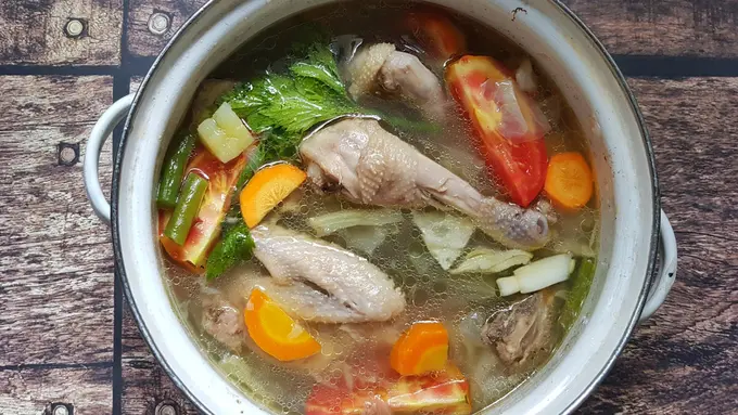 sop ayam kampung