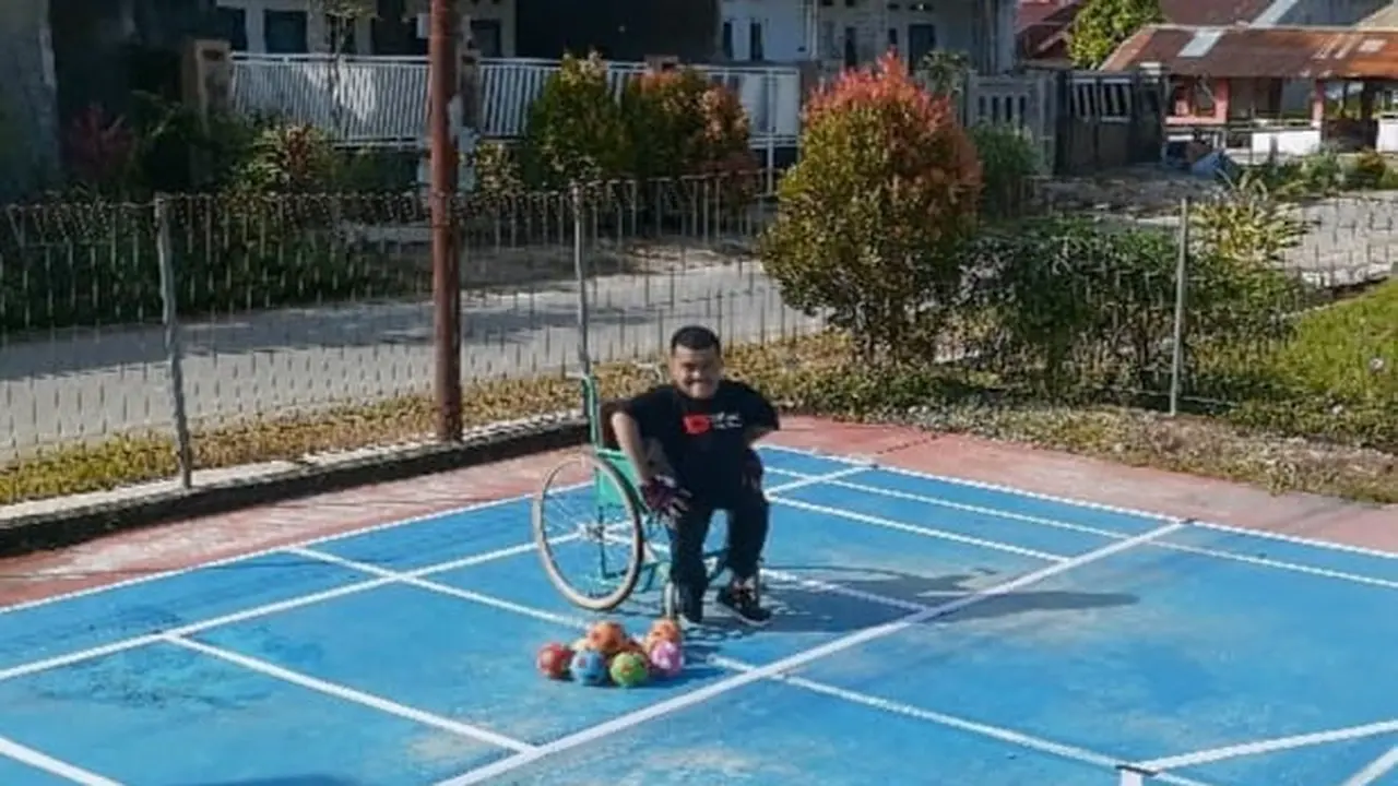 Vino Bratama atlet boccia peparnas 2021.