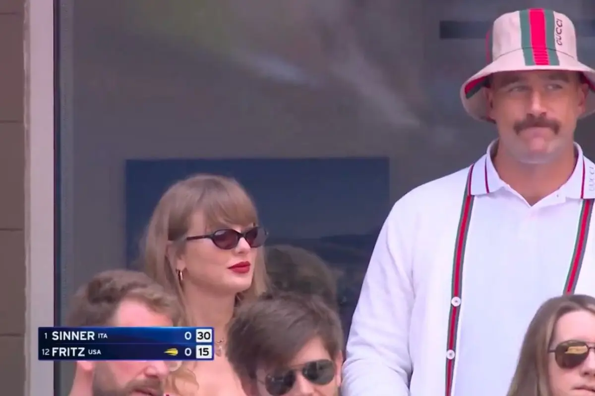 Taylor Swift dan Travis Kelce hadiri US Open 2024 (X/@usopen)