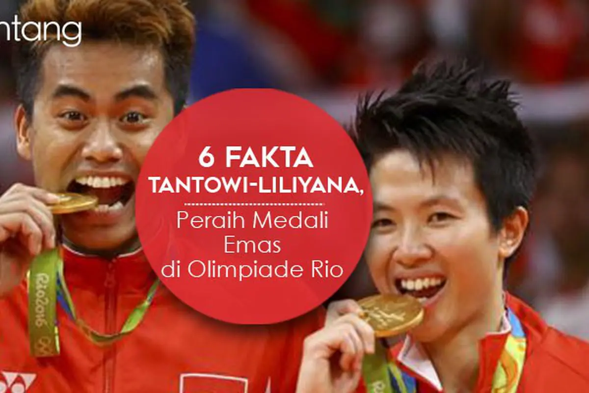 [bintang] 5 Fakta Tantowi-Liliyana, Peraih Medali Emas di Olimpiade Rio