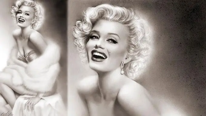 Cantiknya Marilyn Monroe dalam Nuansa Hitam Putih