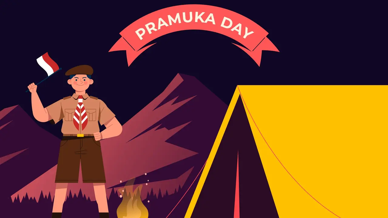 Ilustrasi Hari Pramuka