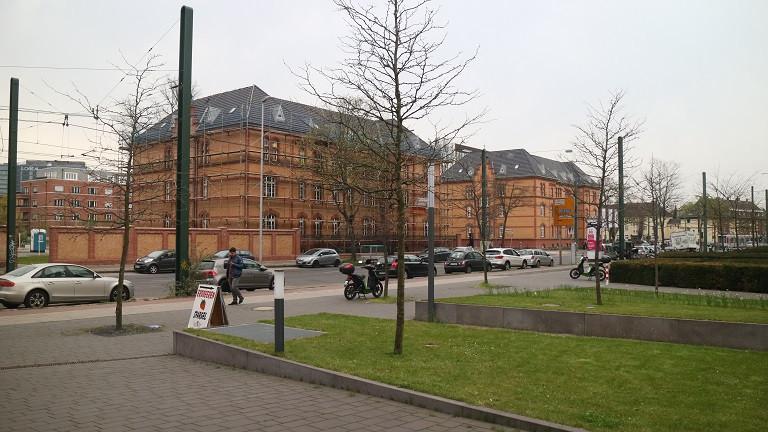 Suasana di kota Dusseldorf. (Bola.com - Aditya Wicaksono).JPG