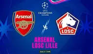 Prediksi Arsenal Vs Lille di Liga Champions: Incar Kemenangan Kedua