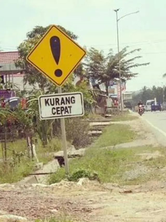 Imbauan lalu lintas nyeleneh (Istimewa)