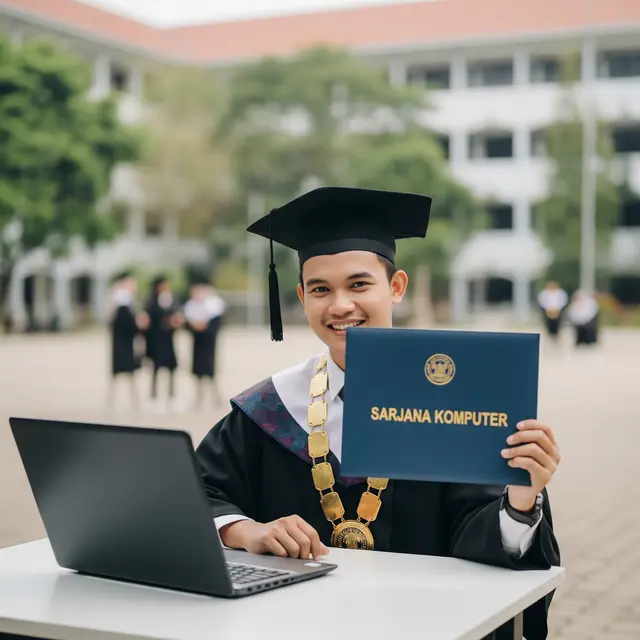 S.Kom Sarjana Apa (AI Generated)