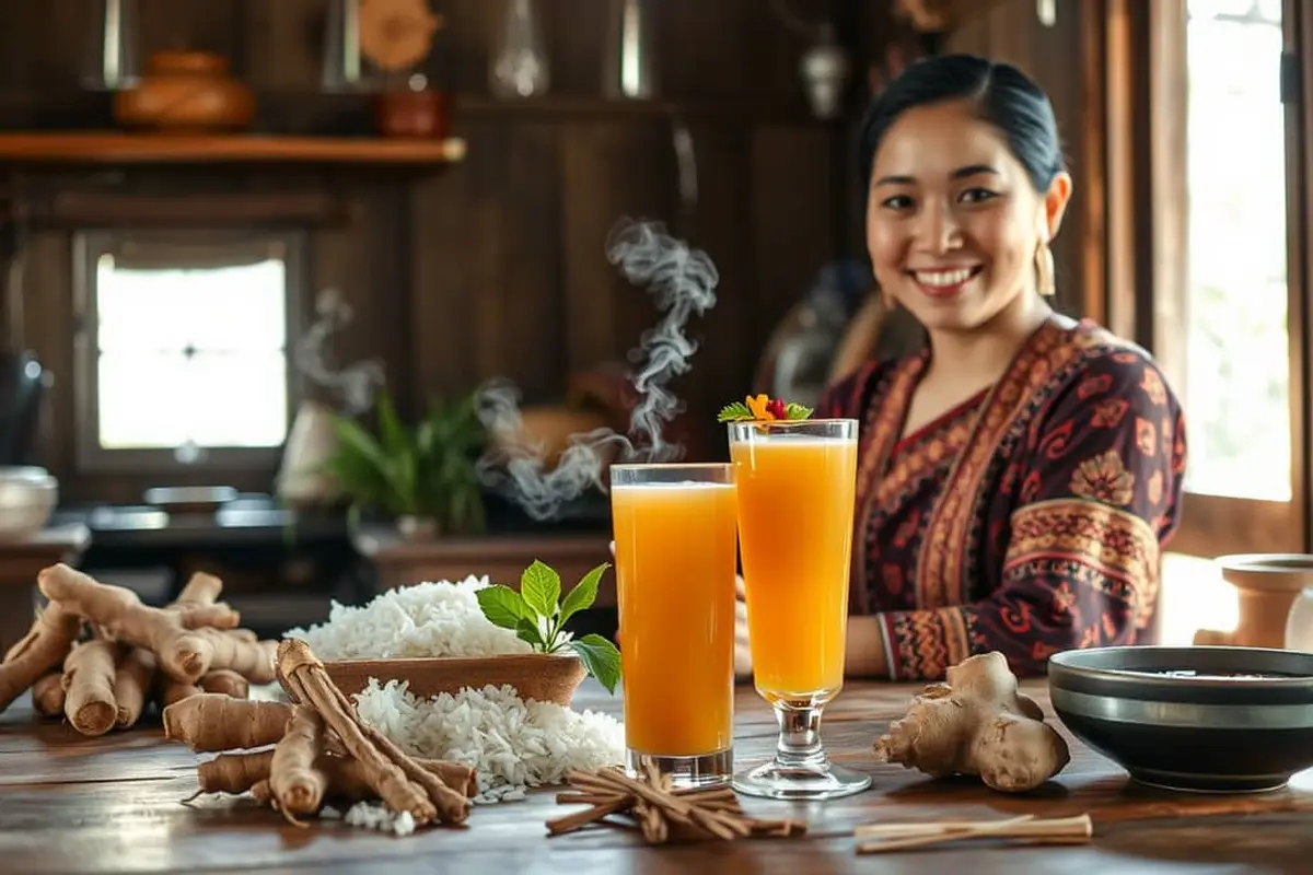 resep jamu beras kencur