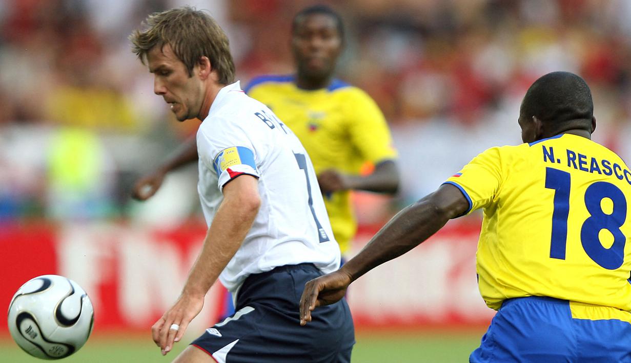 Saat itu, Timnas Inggris tengah menghadapi Ekuador di babak 16 besar. (AFP/Valery Hache)