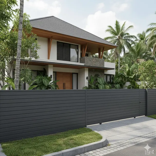 Model Pagar Rumah Anti Ular yang Estetik