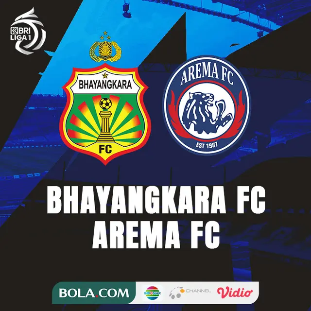 BRI Liga 1 - Bhayangkara FC Vs Arema FC