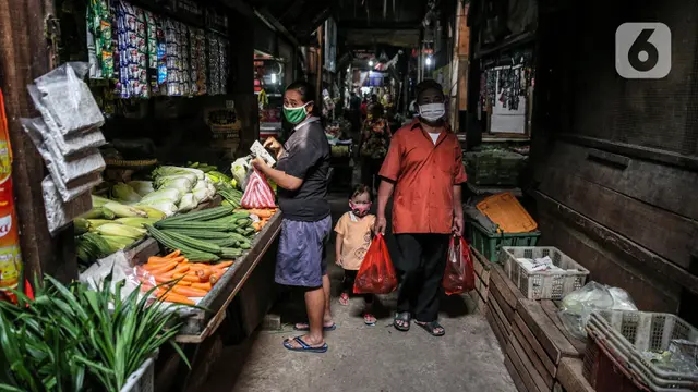 Pengunjung Pasar Tradisional Dibatasi