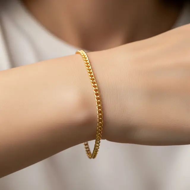 Model Gelang Emas Rantai 4 Gram