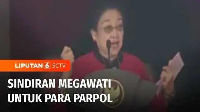 Dalam acara puncak Bulan Bung Karno, Ketua Umum PDI Perjuangan, Megawati Soekarnoputri menyampaikan pidatonya terkait dukungan untuk Ganjar Pranowo pada pilpres 2024. Di sela-sela pidatonya, Megawati pimpinan partai yang belum menentukan dukungan di ...
