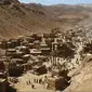 Ilustrasi - Perkampungan umat Islam yang dikucilkan di Lembah Abi Thalib, pada masa Arab zaman Jahiliyah. (Foto: Tangkapan layar film The Message)