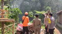 Kapolres Jember AKBP Hery Purnomo lakukan mitigasi bencana naiknya status Gunung Raung (Istimewa)