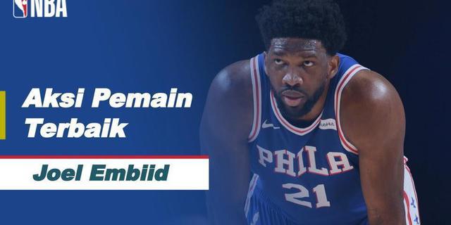 VIDEO: Aksi-Aksi Terbaik Bintang Philadelphia 76ers, Joel Embiid di NBA Playoffs Hari Ini
