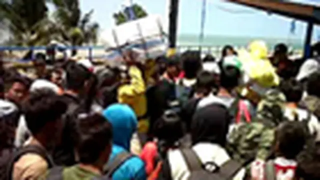 Arus Mudik di Pelabuhan Tanjung Kalian