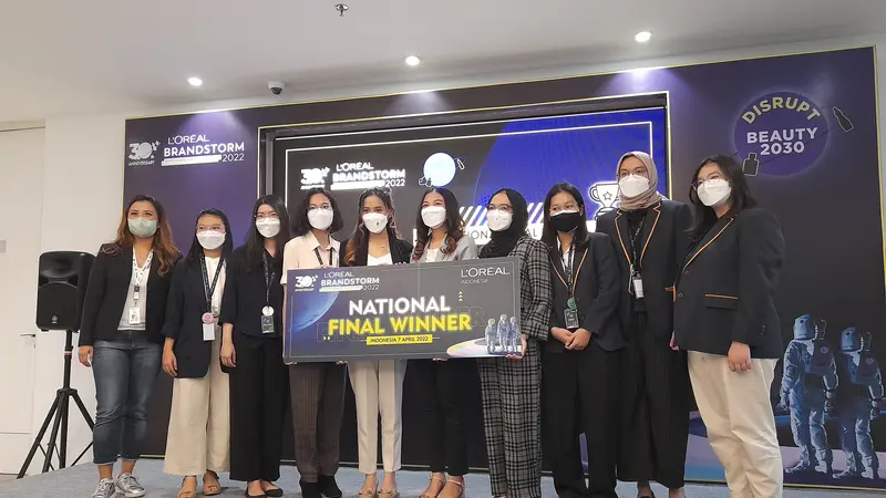 Wakili Indonesia di Paris, Ini Tiga Tim Pemenang Final Nasional L’Oréal Brandstorm 2022