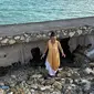 Niluh Djelantik soroti kerusakan di Pelabuhan Toya Pakeh, Nusa Penida, Bali. (dok. Instagram @niluhdjelantik/https://www.instagram.com/p/C59qEF6yGh2/