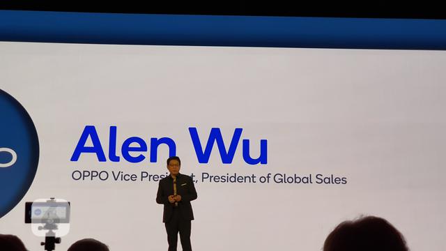 VP sekaligus President of Global Sales Oppo Alen Wu
