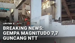 Breaking News: Gempa Magnitudo 7,7 Guncang NTT