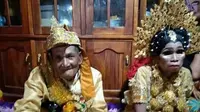 Salimung dan Endang, pasangan lanjut usia yang baru saja menikah (Istimewa)