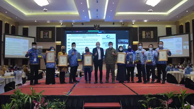 Anugerah Perangkat Daerah Terbaik dalam Implementasi Reformasi Birokrasi Tahun 2021.