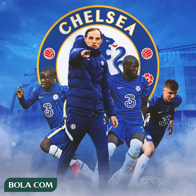 Chelsea - N'golo Kante, Thomas Tuchel, Romelu Lukaku, Mason Mount