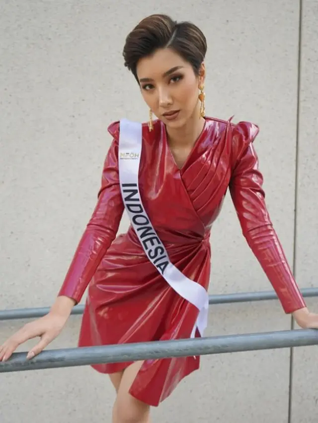 7 Potret Nadia Tjoa, Wakil Indonesia yang Raih Mahkota Miss Face of Humanity 2022