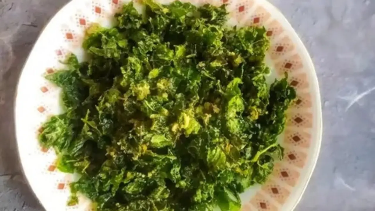 Resep bayam krispi. (dok. Cookpad  @rona_ve)