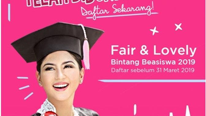Program Fair & Lovely Bintang Beasiswa bekerja sama dengan Hoshizora Foundation kembali memberikan Beasiswa Kuliah untuk 50 wanita muda Indonesia