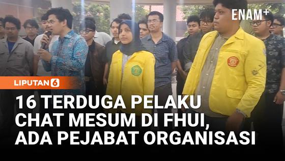 16 Pelaku Terungkap! Sebagian Pejabat Organisasi Kampus Terlibat