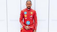 Lewis Hamilton yang memperkuat Scuderia Ferrari. (X/Ferrari)