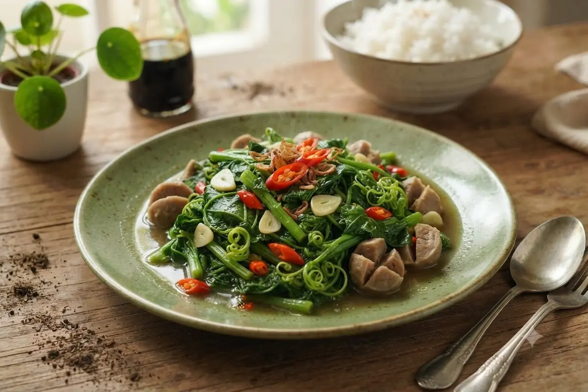 Resep Tumis Daun Labu Kuning