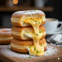 Donat Isi Keju Leleh (Image by Gemini AI)